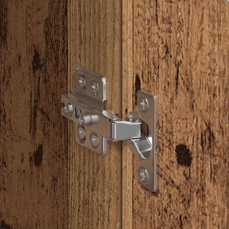 Casa si Gradina - Mobilier - Comode si corpuri - Comode - Usi pentru dulapuri montate pe perete 2 pcs Lemn Vechi - Infinity.ro