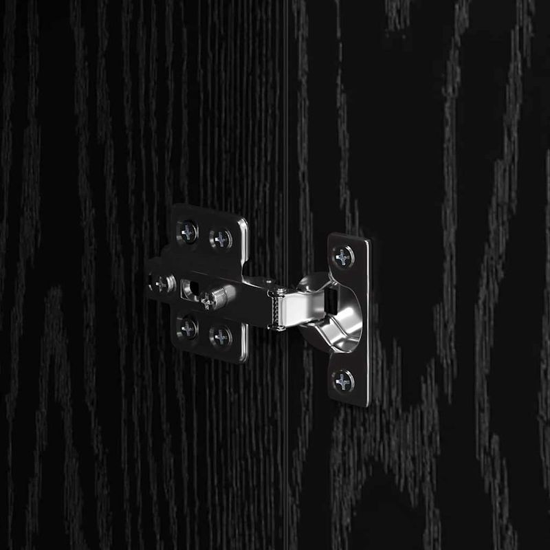 Casa si Gradina - Mobilier - Comode si corpuri - Comode - Bufeturi 2 pcs Stejar Negru 60 x 30 x 70 cm Lemn compozit - Infinity.ro