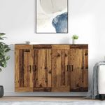 Casa si Gradina - Mobilier - Comode si corpuri - Comode - Usi pentru dulapuri montate pe perete 2 pcs Lemn Vechi - Infinity.ro