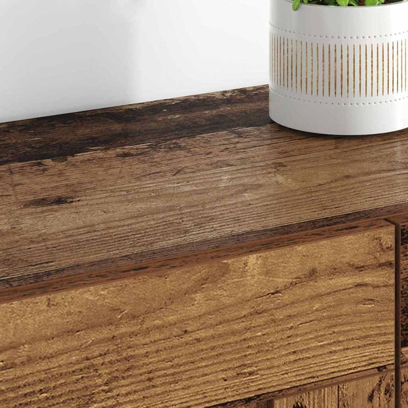 Casa si Gradina - Mobilier - Comode si corpuri - Comode - Usi pentru dulapuri montate pe perete 2 pcs Lemn Vechi - Infinity.ro