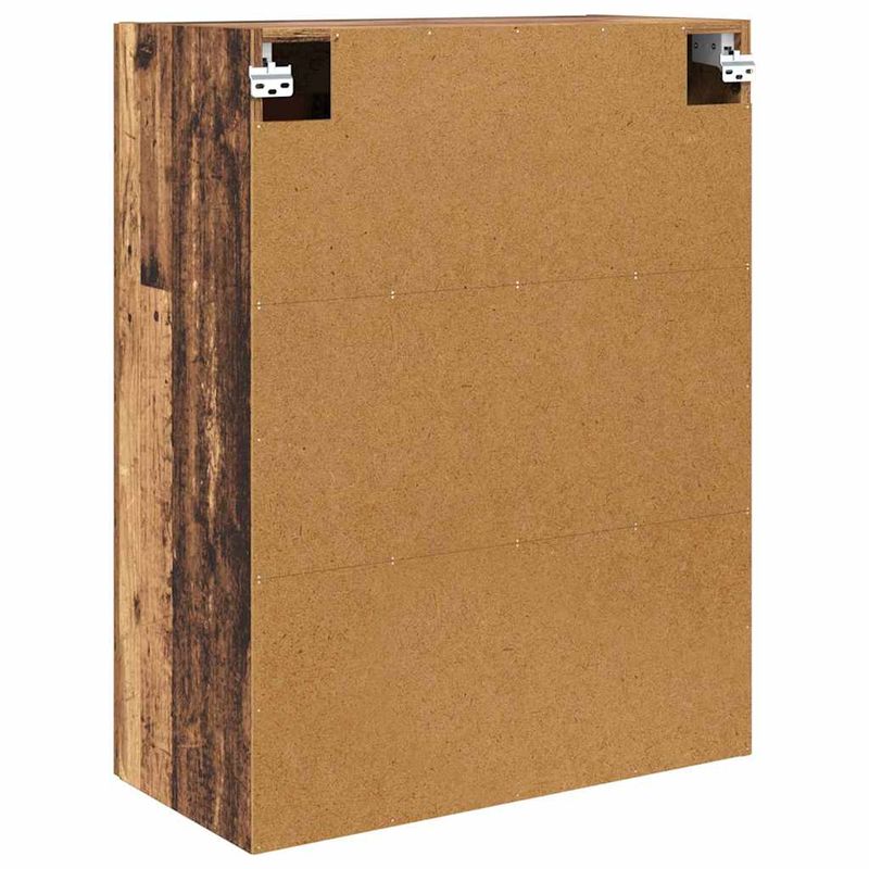 Casa si Gradina - Mobilier - Comode si corpuri - Comode - Usi pentru dulapuri montate pe perete 2 pcs Lemn Vechi - Infinity.ro