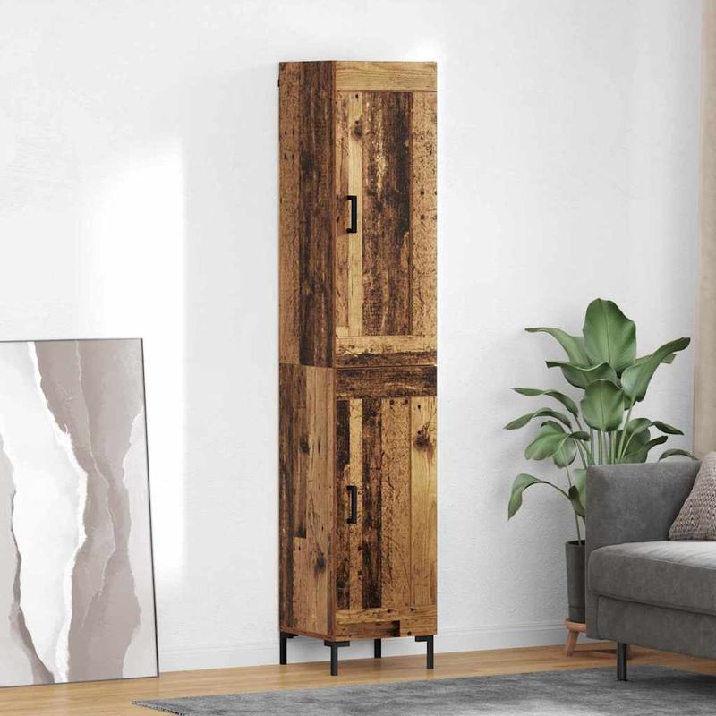 Casa si Gradina - Mobilier - Comode si corpuri - Corpuri bucatarie - Bufet Lemn Vechi 34,5 x 34 x 180 cm Lemn compozit - Infinity.ro