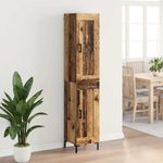 Casa si Gradina - Mobilier - Comode si corpuri - Corpuri bucatarie - Bufet Lemn Vechi 34,5 x 34 x 180 cm Lemn compozit - Infinity.ro