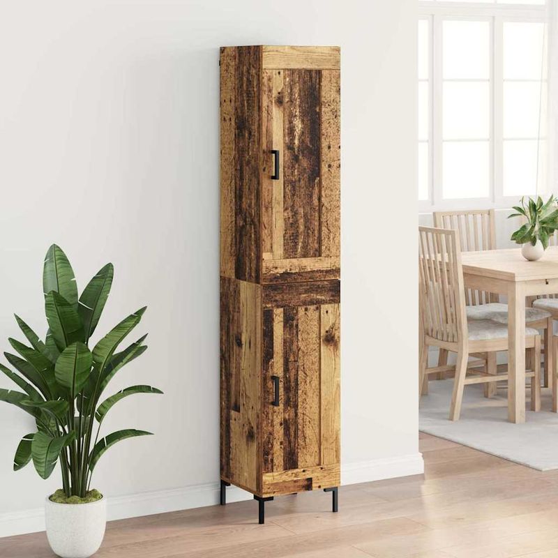 Casa si Gradina - Mobilier - Comode si corpuri - Corpuri bucatarie - Bufet Lemn Vechi 34,5 x 34 x 180 cm Lemn compozit - Infinity.ro