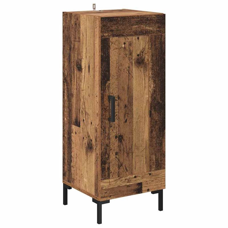 Casa si Gradina - Mobilier - Comode si corpuri - Corpuri bucatarie - Bufet Lemn Vechi 34,5 x 34 x 180 cm Lemn compozit - Infinity.ro