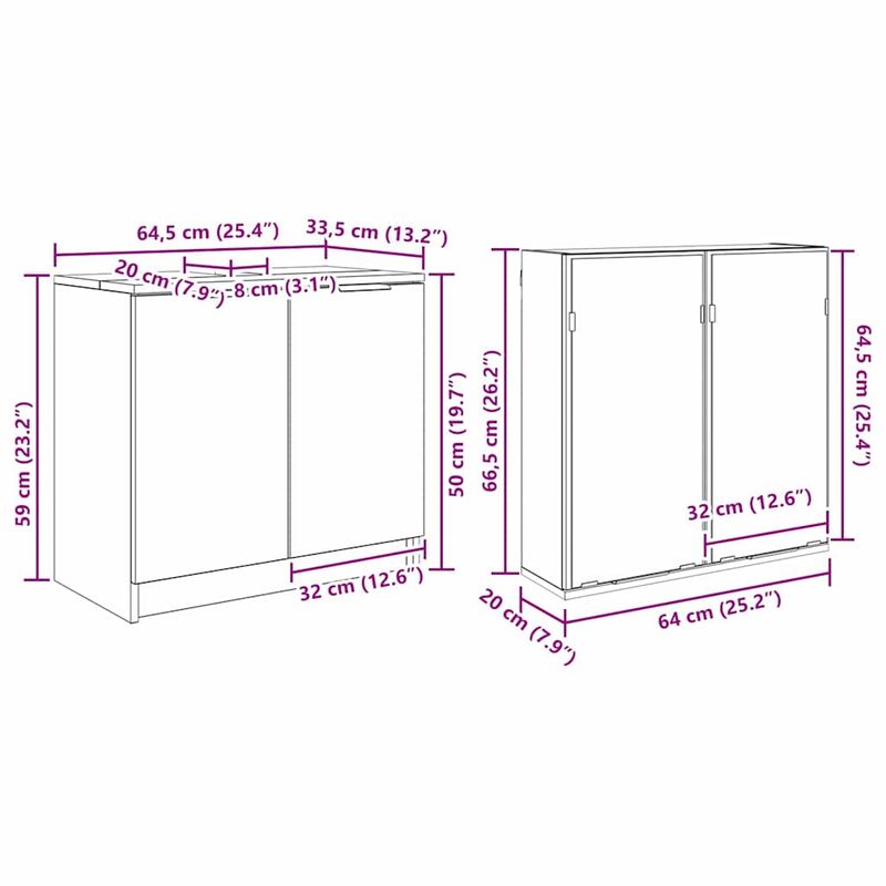 Casa si Gradina - Mobilier - Seturi de mobilier - Seturi baie - Set dulap baie cu raft cu usa 3 pcs Stejar Negru Lemn compozit - Infinity.ro