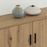 Casa si Gradina - Mobilier - Seturi de mobilier - Seturi living - Set Dulap TV montat pe perete Pe perete 2 pcs Stejar Artizanal - Infinity.ro