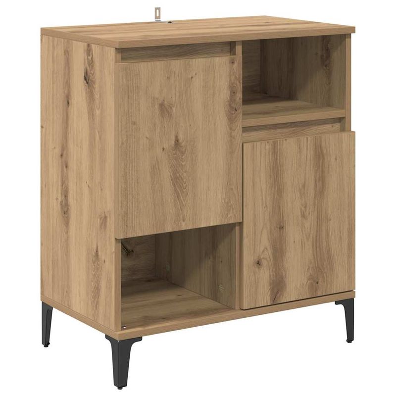 Casa si Gradina - Mobilier - Comode si corpuri - Comode - Bufeturi 2 pcs Stejar Artizanal 60 x 35 x 70 cm Lemn compozit - Infinity.ro