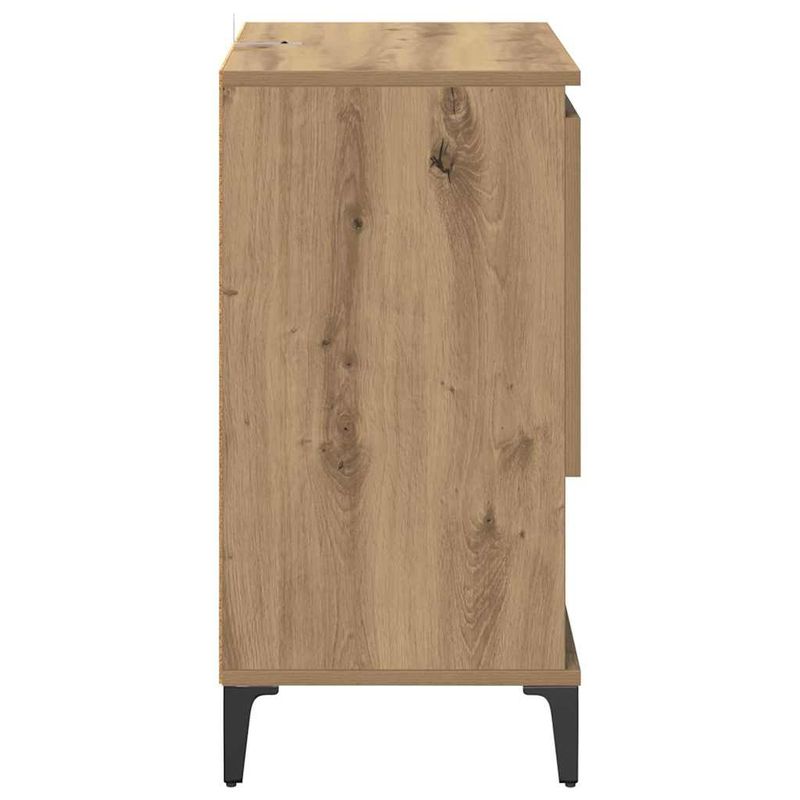Casa si Gradina - Mobilier - Comode si corpuri - Comode - Bufeturi 2 pcs Stejar Artizanal 60 x 35 x 70 cm Lemn compozit - Infinity.ro
