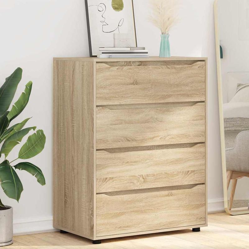 Casa si Gradina - Mobilier - Dulapuri si sifoniere - Dulapuri - Dulapuri de depozitare 2 pcs Stejar Sonoma 80 x 48 x 105 cm - Infinity.ro