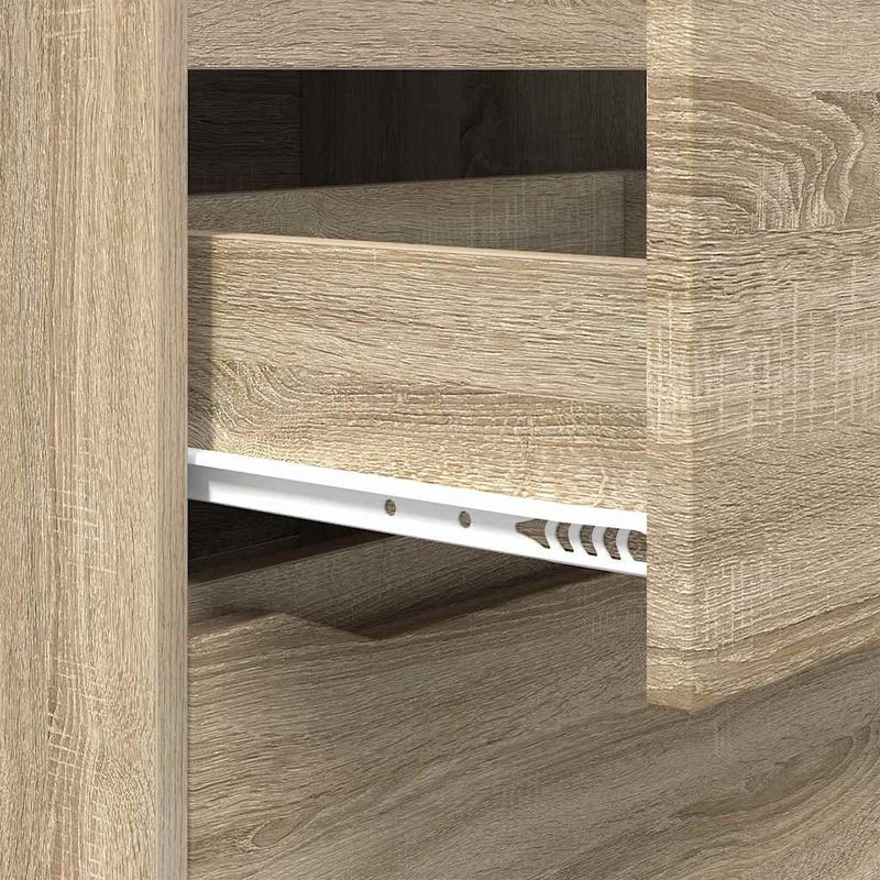 Casa si Gradina - Mobilier - Dulapuri si sifoniere - Dulapuri - Dulapuri de depozitare 2 pcs Stejar Sonoma 80 x 48 x 105 cm - Infinity.ro