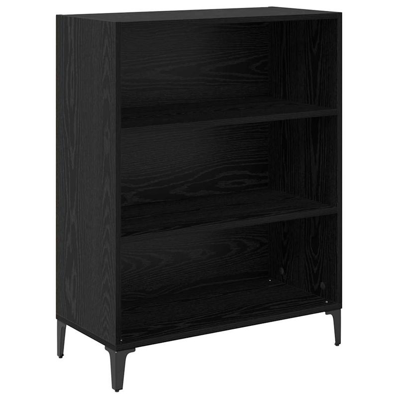 Casa si Gradina - Mobilier - Comode si corpuri - Comode - Bufet Pe perete 2 pcs Stejar Negru Lemn compozit - Infinity.ro