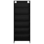 Casa si Gradina - Mobilier - Comode si corpuri - Comode - Bufet Pe perete 2 pcs Stejar Negru Lemn compozit - Infinity.ro