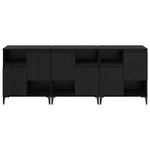 Casa si Gradina - Mobilier - Comode si corpuri - Comode - Bufeturi 3 pcs Stejar Negru 60 x 35 x 70 cm Lemn compozit - Infinity.ro