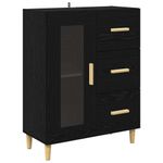 Casa si Gradina - Mobilier - Comode si corpuri - Corpuri bucatarie - Bufet 2 pcs Stejar Negru 69,5 x 34 x 180 cm Lemn compozit - Infinity.ro