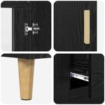 Casa si Gradina - Mobilier - Comode si corpuri - Corpuri bucatarie - Bufet 2 pcs Stejar Negru 69,5 x 34 x 180 cm Lemn compozit - Infinity.ro