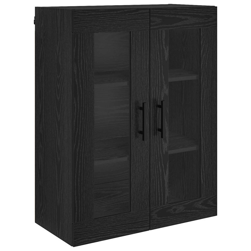 Casa si Gradina - Mobilier - Comode si corpuri - Corpuri bucatarie - Bufet Pe perete Stejar Negru 69,5 x 34 x 180 cm Lemn compozit - Infinity.ro