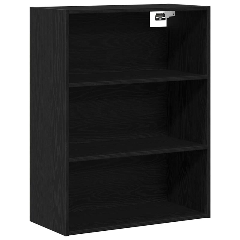 Casa si Gradina - Mobilier - Comode si corpuri - Comode - Bufet Pe perete cu sertar 2 pcs Stejar Negru Lemn compozit - Infinity.ro
