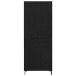 Casa si Gradina - Mobilier - Comode si corpuri - Corpuri bucatarie - Bufet Pe perete Stejar Negru 69,5 x 34 x 180 cm Lemn compozit - Infinity.ro