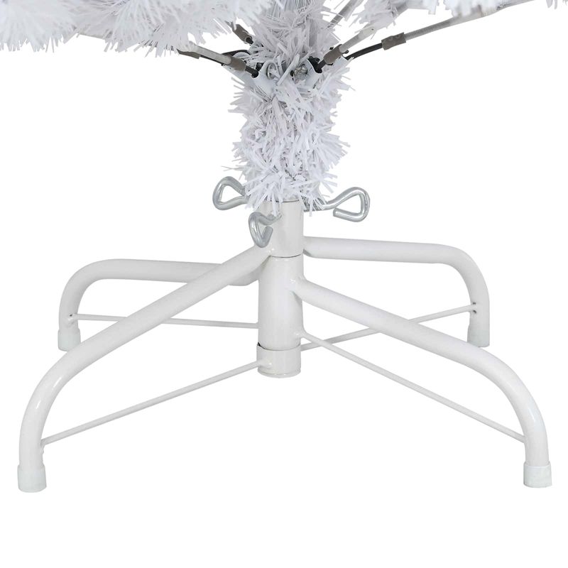 Casa si Gradina - Decoratiuni - Decoratiuni de sezon - Brad de Craciun artificial cu ramuri articulare Alb 150 cm - Infinity.ro