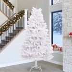Casa si Gradina - Decoratiuni - Decoratiuni de sezon - Brad de Craciun artificial cu ramuri articulare Alb 300 cm - Infinity.ro