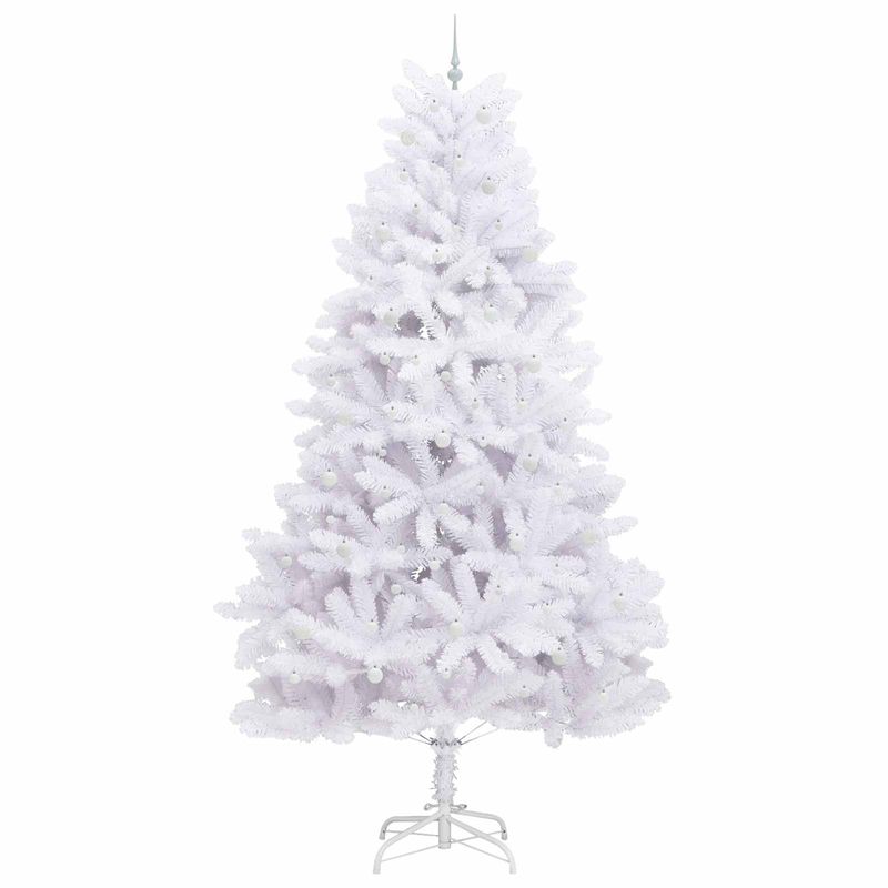 Casa si Gradina - Decoratiuni - Decoratiuni de sezon - Brad de Craciun artificial cu ramuri articulare Alb 300 cm - Infinity.ro