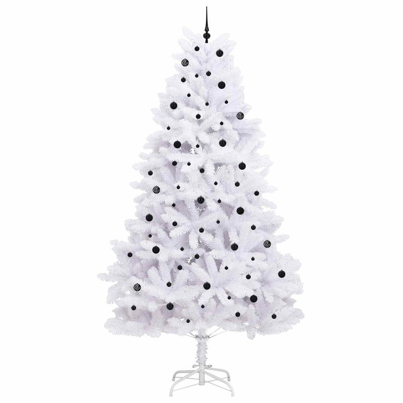 Casa si Gradina - Decoratiuni - Decoratiuni de sezon - Brad de Craciun artificial cu ramuri articulare Alb 300 cm - Infinity.ro