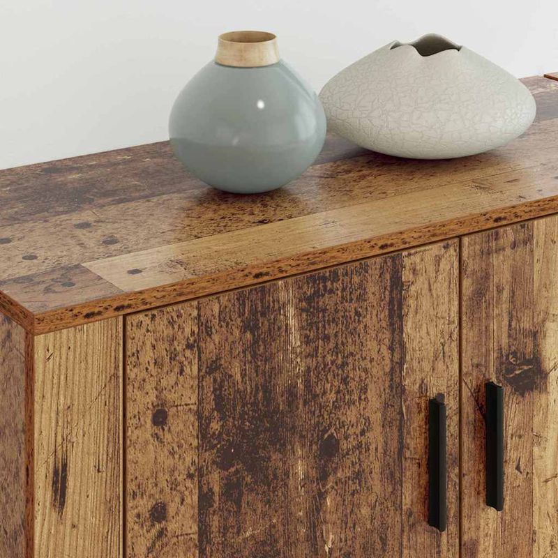 Casa si Gradina - Mobilier - Seturi de mobilier - Seturi living - Set Dulap TV montat pe perete Pe perete 2 pcs Lemn Vechi - Infinity.ro