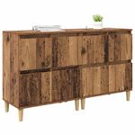 Casa si Gradina - Mobilier - Comode si corpuri - Comode - Bufeturi 2 pcs Lemn Vechi 60 x 35 x 70 cm Lemn compozit - Infinity.ro