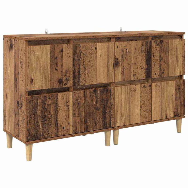 Casa si Gradina - Mobilier - Comode si corpuri - Comode - Bufeturi 2 pcs Lemn Vechi 60 x 35 x 70 cm Lemn compozit - Infinity.ro