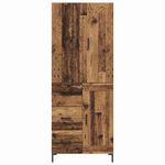 Casa si Gradina - Mobilier - Comode si corpuri - Corpuri bucatarie - Bufet Pe perete Lemn Vechi 69,5 x 34 x 180 cm Lemn compozit - Infinity.ro