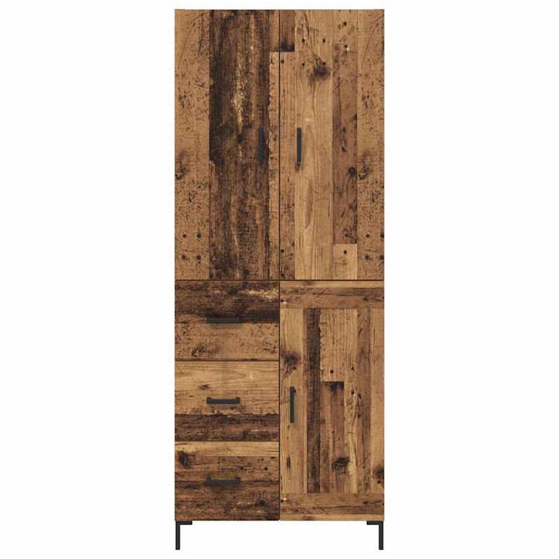 Casa si Gradina - Mobilier - Comode si corpuri - Corpuri bucatarie - Bufet Pe perete Lemn Vechi 69,5 x 34 x 180 cm Lemn compozit - Infinity.ro