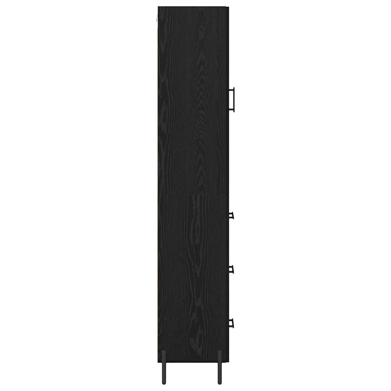 Casa si Gradina - Mobilier - Comode si corpuri - Corpuri bucatarie - Bufet cu sertar Stejar Negru 34,5 x 34 x 180 cm Lemn compozit - Infinity.ro