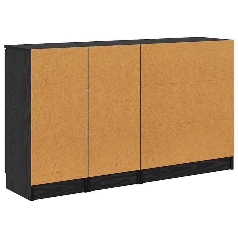 Casa si Gradina - Mobilier - Comode si corpuri - Corpuri bucatarie - Bufeturi 3 pcs Stejar negru 69,5 x 34 x 180 cm Lemn compozit - Infinity.ro