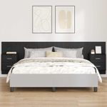 Casa si Gradina - Mobilier - Paturi si accesorii - Accesorii paturi - Tablie de pat LED Design Linii Albastru 80 cm Tesatura - Infinity.ro