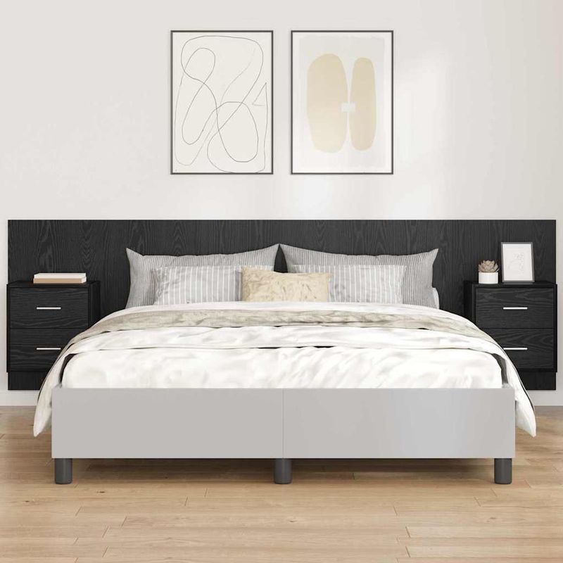 Casa si Gradina - Mobilier - Paturi si accesorii - Accesorii paturi - Tablie de pat LED Design Linii Albastru 80 cm Tesatura - Infinity.ro