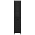 Casa si Gradina - Mobilier - Comode si corpuri - Corpuri bucatarie - Bufet cu sertar Stejar Negru 34,5 x 34 x 180 cm Lemn compozit - Infinity.ro