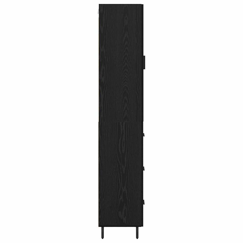 Casa si Gradina - Mobilier - Comode si corpuri - Corpuri bucatarie - Bufet cu sertar Stejar Negru 34,5 x 34 x 180 cm Lemn compozit - Infinity.ro