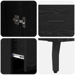 Casa si Gradina - Mobilier - Comode si corpuri - Corpuri bucatarie - Bufet cu sertar Stejar Negru 34,5 x 34 x 180 cm Lemn compozit - Infinity.ro