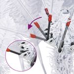 Casa si Gradina - Decoratiuni - Decoratiuni de sezon - Brad de Craciun artificial cu ramuri articulare Alb 120 cm - Infinity.ro