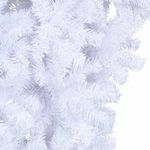 Casa si Gradina - Decoratiuni - Decoratiuni de sezon - Brad de Craciun artificial cu 300 LED Alb 240 cm PVC si Otel - Infinity.ro