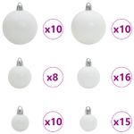 Casa si Gradina - Decoratiuni - Decoratiuni de sezon - Brad de Craciun artificial cu 300 LED Alb 210 cm PVC si Otel - Infinity.ro