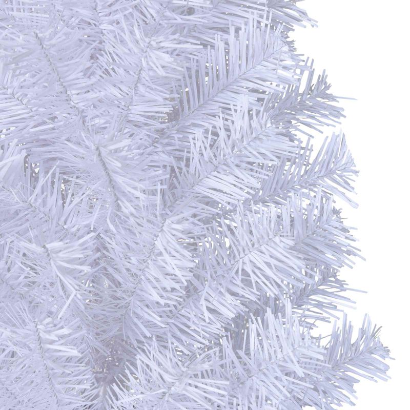Casa si Gradina - Decoratiuni - Decoratiuni de sezon - Brad de Craciun artificial cu 150 LED Alb 120 cm PVC si Otel - Infinity.ro
