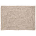 Casa si Gradina - Textile si covoare - Covoare - Covoare casa - Covor Natural si alb 140 x 200 cm Iuta - Infinity.ro