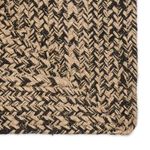 Casa si Gradina - Textile si covoare - Covoare - Covoare casa - Covor Natural si negru 200 x 200 cm Iuta - Infinity.ro