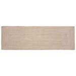 Casa si Gradina - Textile si covoare - Covoare - Covoare casa - Covor Natural si alb 60 x 200 cm Iuta - Infinity.ro