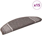Casa si Gradina - Textile si covoare - Covoare - Covoare casa - Mochete autocolante pentru scara 15 pcs Maro 65 x 21 x 4 cm - Infinity.ro