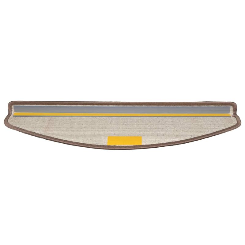 Casa si Gradina - Textile si covoare - Covoare - Covoare casa - Mochete autocolante pentru scara 15 pcs Maro 65 x 21 x 4 cm - Infinity.ro