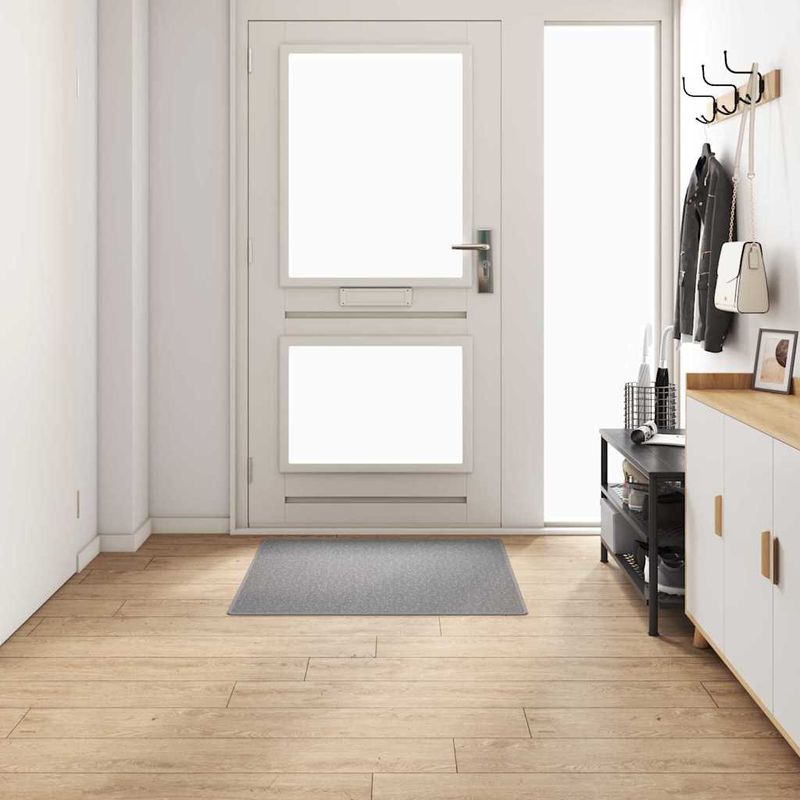 Casa si Gradina - Textile si covoare - Covoare - Covoare casa - Runner din covor Gri deschis 100 x 100 cm 100% polipropilena - Infinity.ro