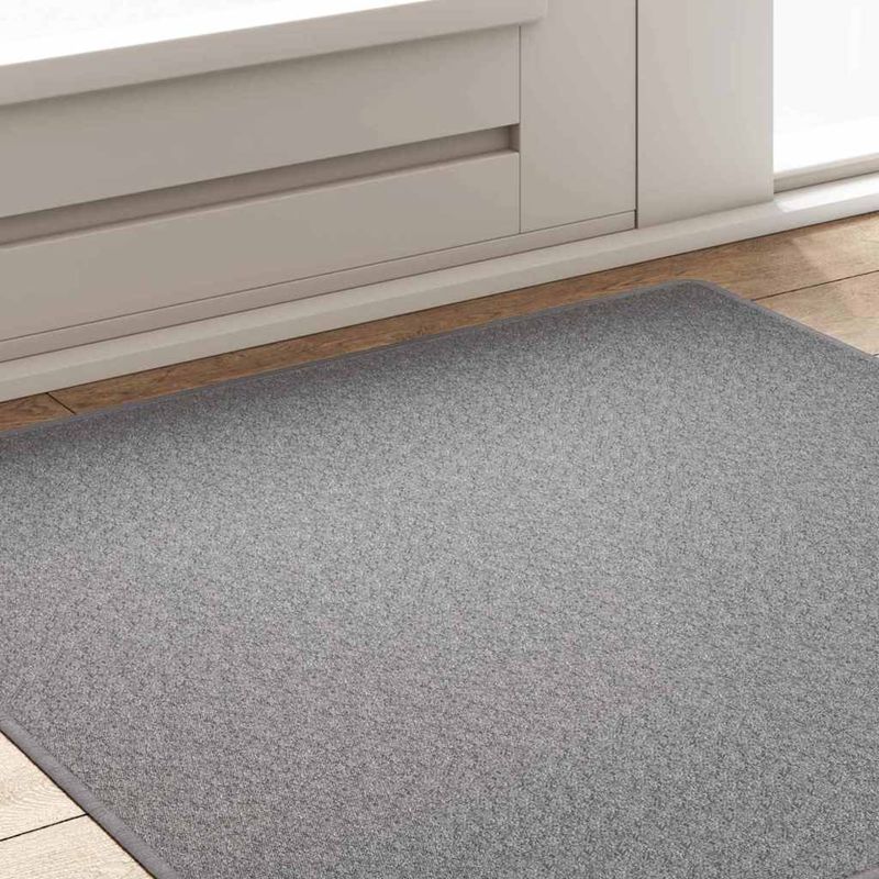 Casa si Gradina - Textile si covoare - Covoare - Covoare casa - Runner din covor Gri deschis 100 x 100 cm 100% polipropilena - Infinity.ro